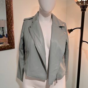 NWT Eloquii faux leather moto jacket